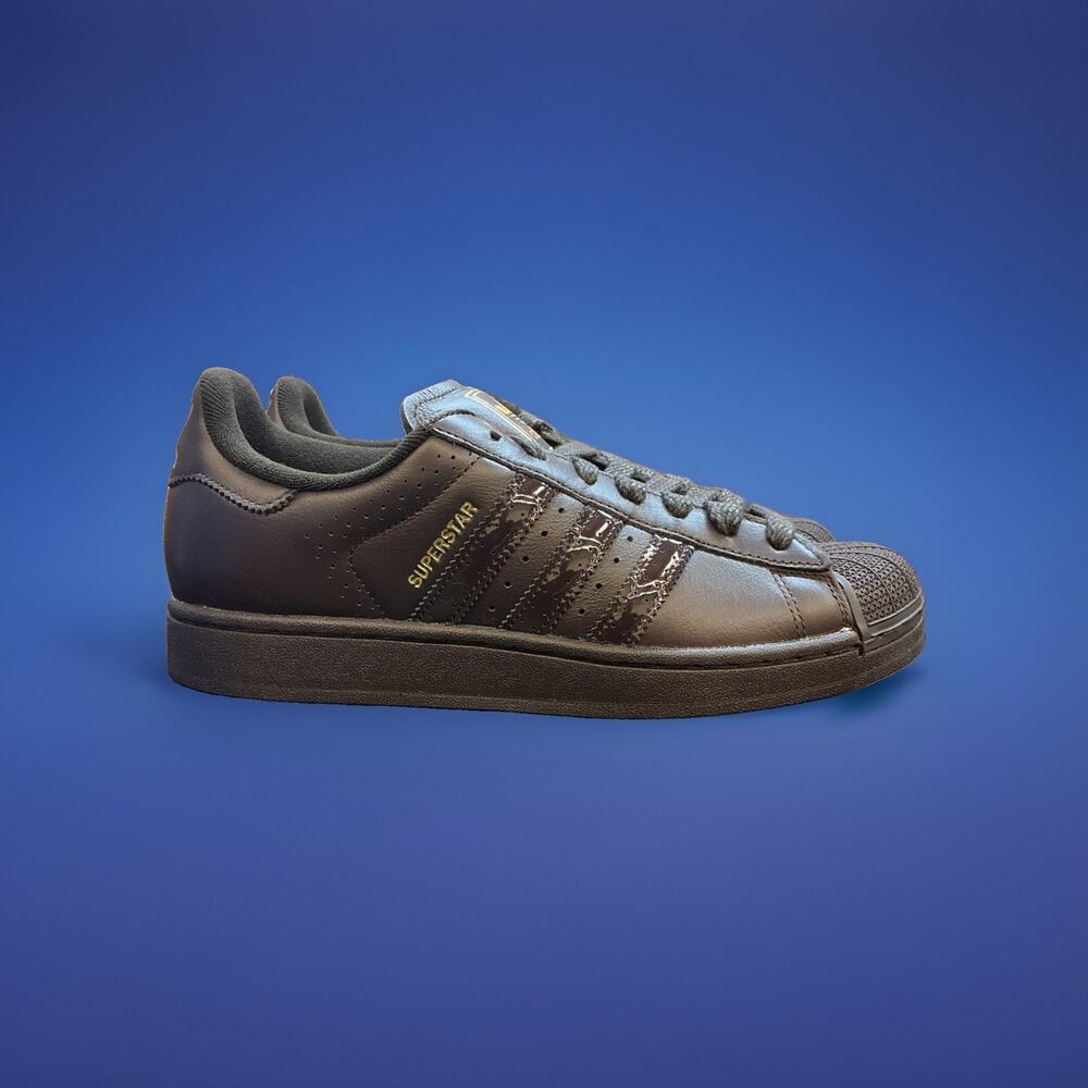 Size 12 - adidas Superstar 2 Aurora Coffee Gold Metallic